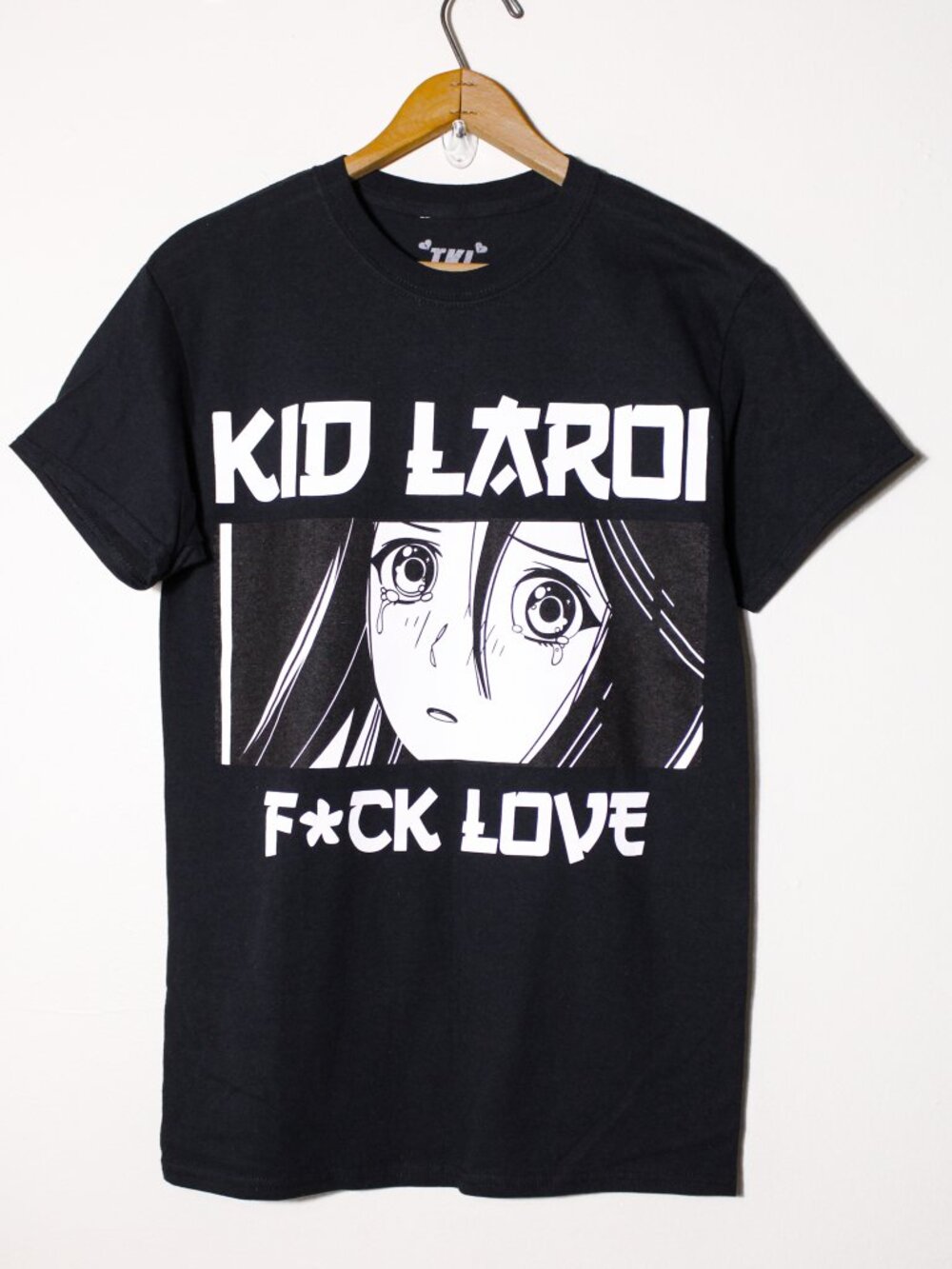 Kid Laroi F*ck Love Anime Girl Graphic Tee Black Size S